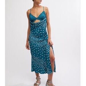 Free People Gossamer Glow Midi Slip